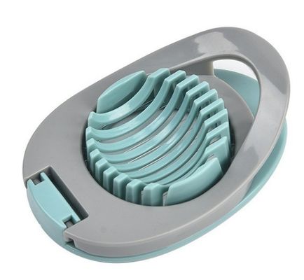 Stainless Steel Egg Slicer Cutter untuk telur rebus Manual Egg Cutting Wire 12*8.3*3.2cm