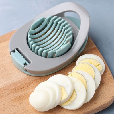 Stainless Steel Egg Slicer Cutter untuk telur rebus Manual Egg Cutting Wire 12*8.3*3.2cm