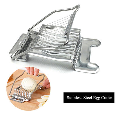 Stainless Steel Konserve Egg Ham Banana Cutter 14*9.5*2.2cm Alat telur untuk telur rebus