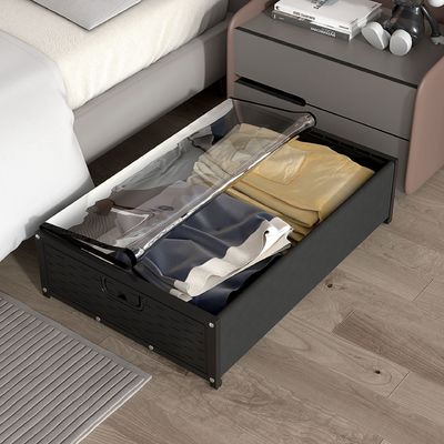 Di Bawah Pakaian Tidur / Toys Storage Box dengan Pulley dan Cover The Ultimate Space Saver