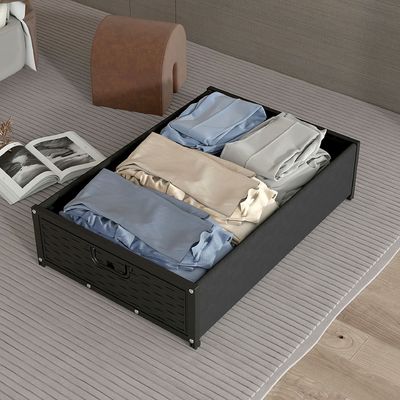 Di Bawah Pakaian Tidur / Toys Storage Box dengan Pulley dan Cover The Ultimate Space Saver