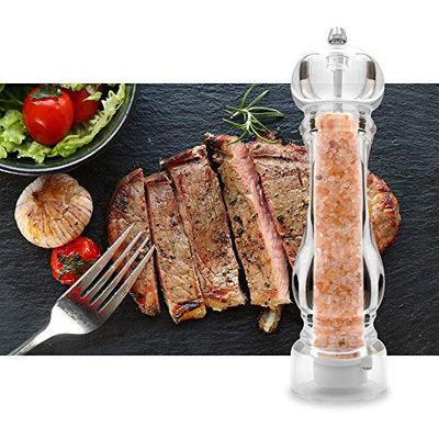 60X221mm Stainless Steel Salt and Pepper Grinder yang nyaman untuk profesional yang sibuk