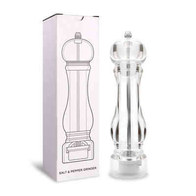 60X221mm Stainless Steel Salt and Pepper Grinder yang nyaman untuk profesional yang sibuk