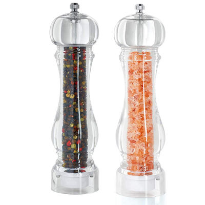 60X221mm Stainless Steel Salt and Pepper Grinder yang nyaman untuk profesional yang sibuk