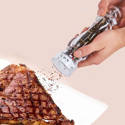 60X221mm Stainless Steel Salt and Pepper Grinder yang nyaman untuk profesional yang sibuk