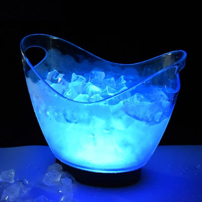 Es Ember Tongs Jenis Plastik Besar Kontainer Bir dengan Genggam dan LED Pencahayaan