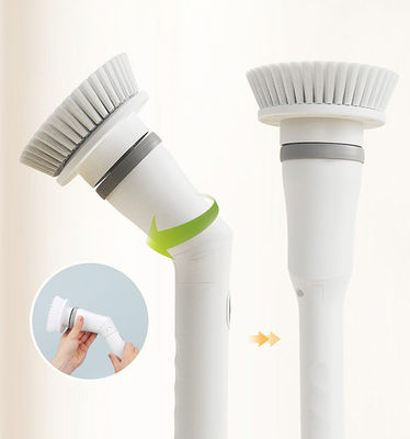 Putih Plastik Pembersih Sikat Listrik Set Jual Teratas Spin Scrubber untuk Pembersihan mendalam