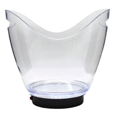 Bentuk oval LED Mewah berkedip Wine Vodka Whiskey Sampanye Ember untuk KTV Bar Party