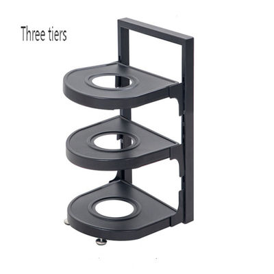 Dilengkapi 29*27*45cm G-ting 4 Tiers Rack untuk menggantung panci dan wajan Organisasi dapur