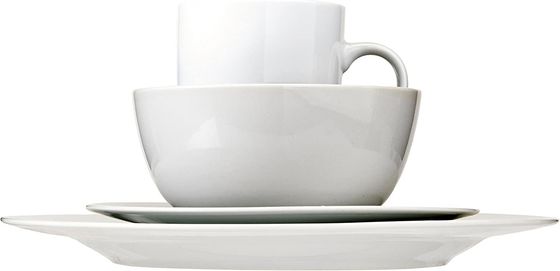 Pabrik Set Meja Makan Bulat Piring halus Set untuk White Bone Porcelain Dinnerware