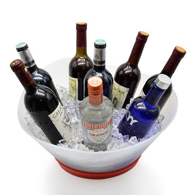 12L Rechargeable Light Up Painting Laser LED Ice Bucket untuk Champagne dan botol anggur