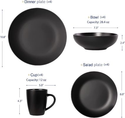 Perlengkapan Meja Porselin Desain Modern Keramik Set untuk Rumah Dapur Hotel Kamar Restoran