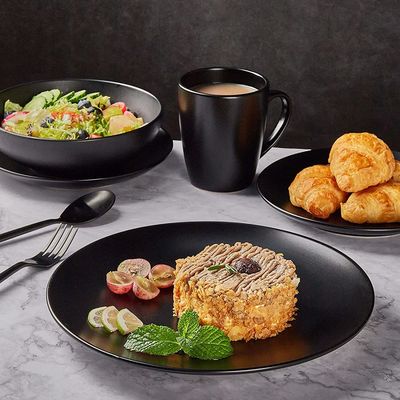 Perlengkapan Meja Porselin Desain Modern Keramik Set untuk Rumah Dapur Hotel Kamar Restoran