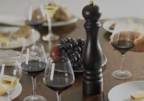Kitchen Spice Salt Grinder Manual Stainless Steel Pepper Mill Ketebalan yang dapat disesuaikan