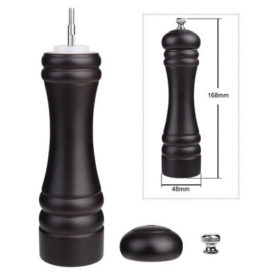 Manual Keramik Core Pepper Spice Grinder Alat dapur kayu Belanda dalam Filled Pepper Grinder