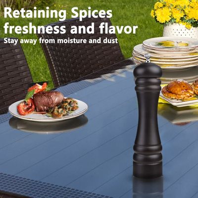 Manual Keramik Core Pepper Spice Grinder Alat dapur kayu Belanda dalam Filled Pepper Grinder