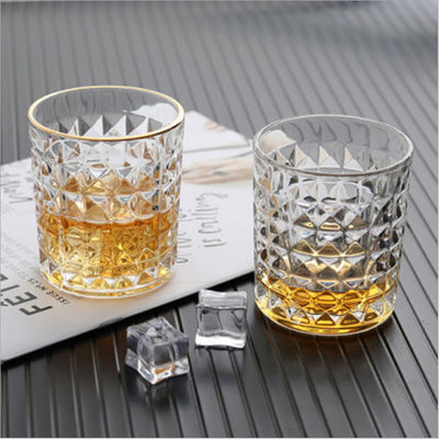 300ml Kapasitas Whiskey Tequila Cup dengan Max Diamond Glassware dan Exquisite Tumbler