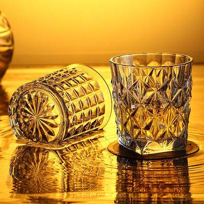 300ml Kapasitas Whiskey Tequila Cup dengan Max Diamond Glassware dan Exquisite Tumbler