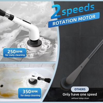 2024 Diperbarui 9 in 1 Portable Rechargeable Electric Cleaning Brush Berkelanjutan dan Mudah