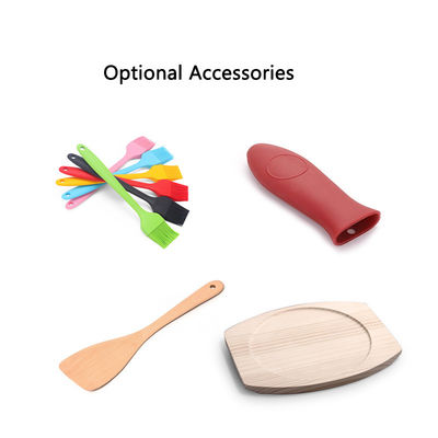 Non-Stick Cast Iron Frying Pan Skillet untuk Hotel Restoran Rumah Gaya Desain Klasik