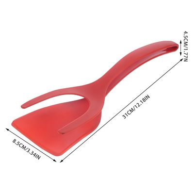 Alat Buah Sayuran Tipe 2 In 1 Spatula Tong PPA Material Grip dan Flip Clip Telur