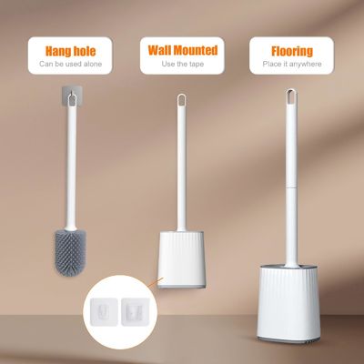 TPR Plastik Bulat Pembersih Sikat Toilet Pembersih Set untuk Superior Kamar Mandi Kebersihan
