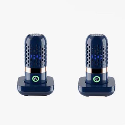 Wireless Baterai Terintegrasi Bentuk Kapsul Pembersih Makanan untuk Rumah Kecil Warna Biru Gelap