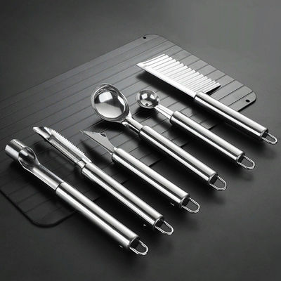 Stainless Steel Buah Sayuran Alat Set 6 Piece untuk Multifungsi Rumah Dapur