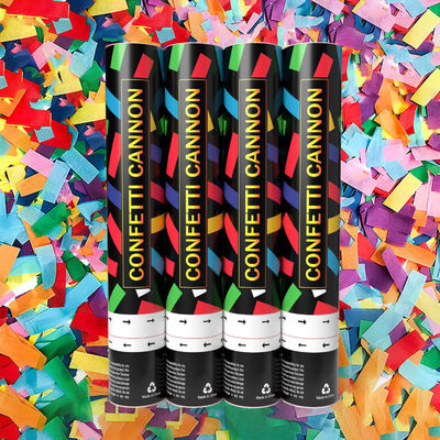 Konfetti Cannon Party Supplies 60cm Biodegradable Hand-screwed Gender Reveal Cannon