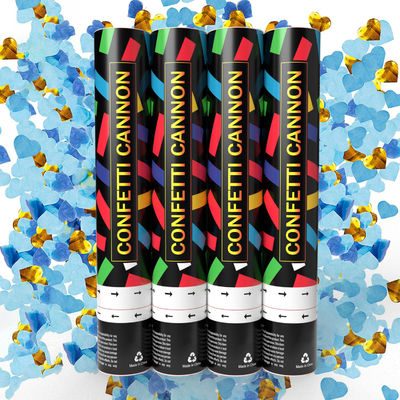 Konfetti Cannon Party Supplies 60cm Biodegradable Hand-screwed Gender Reveal Cannon