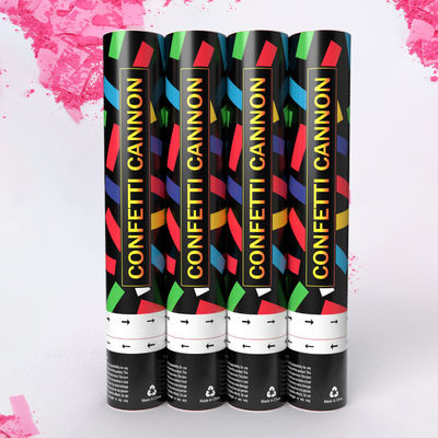 Konfetti Cannon Party Supplies 60cm Biodegradable Hand-screwed Gender Reveal Cannon