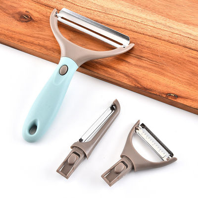 Set Terbaik 4 Pcs Peelers Multifungsi Dapur Gadget Untuk Buah Sayuran Alat