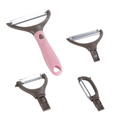 Set Terbaik 4 Pcs Peelers Multifungsi Dapur Gadget Untuk Buah Sayuran Alat
