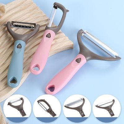 Set Terbaik 4 Pcs Peelers Multifungsi Dapur Gadget Untuk Buah Sayuran Alat