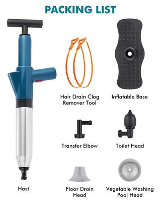 Plunger Toilet Manual Multi-Function Stainless Steel untuk pembersihan saluran pembuangan berkelanjutan