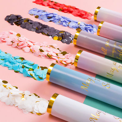 Konfetti Powder Cannon dengan Logo Khusus- 100cm Smoke Powder Confetti Stick Cannon