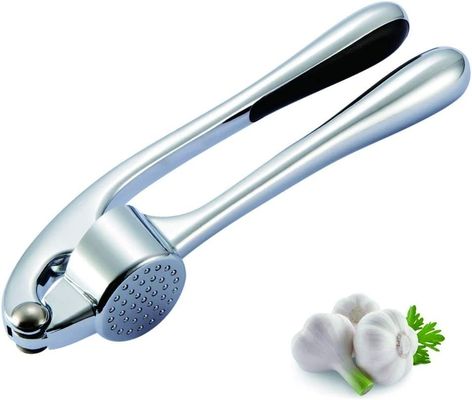 Dapur Berkelanjutan Harus Memiliki Chrome-Faced Zinc Alloy Manual Garlic Press untuk Hasil