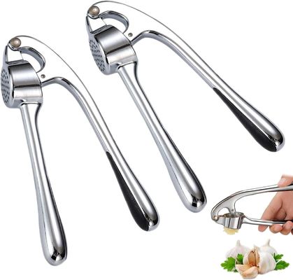 Dapur Berkelanjutan Harus Memiliki Chrome-Faced Zinc Alloy Manual Garlic Press untuk Hasil