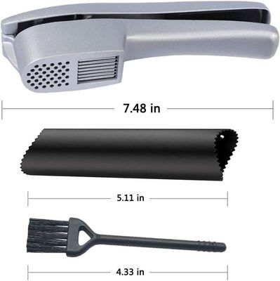 2 in 1 Ginger Chopper Aluminium Alloy Bawang Putih Press Dan Bawang Putih Slicer Dengan Logo Khusus
