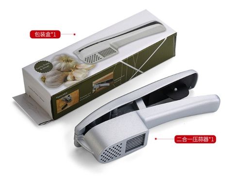2 in 1 Ginger Chopper Aluminium Alloy Bawang Putih Press Dan Bawang Putih Slicer Dengan Logo Khusus