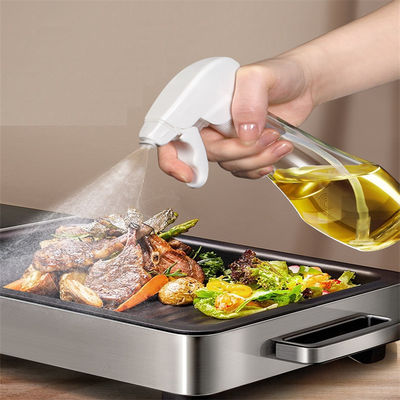 Rumah Dapur Plastik PP Spray Botol 200ml untuk Memasak BBQ Minyak Zaitun Cuka Sprayer