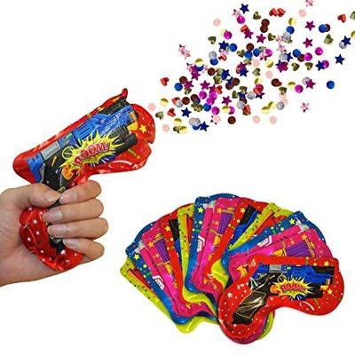 Senjata Bentuk Autoinflasi Inflatable Confetti Senjata untuk Green Year Pernikahan Ulang Tahun