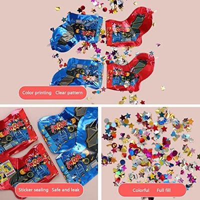 Senjata Bentuk Autoinflasi Inflatable Confetti Senjata untuk Green Year Pernikahan Ulang Tahun