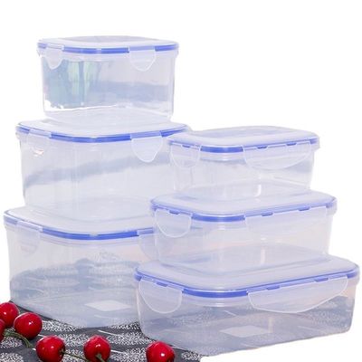 3pcs Airtight Plastic Storage Box Set untuk Multifungsi Makanan Storage Container