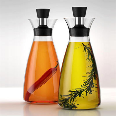 650ML/400ML botol kaca minyak dan cuka dispenser tanpa tetesan desain untuk dapur