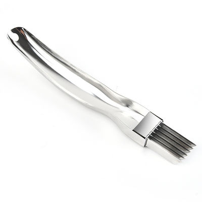 Pisau penghancur Scallion yang tersimpan yang terbuat dari 430 stainless steel untuk alat buah-buahan dan sayuran