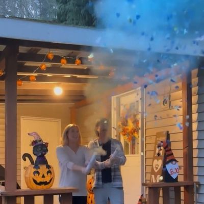 60cm Gender Reveal Confetti Cannon Popper Smoke Powder Confetti Stick untuk Perlengkapan Pesta