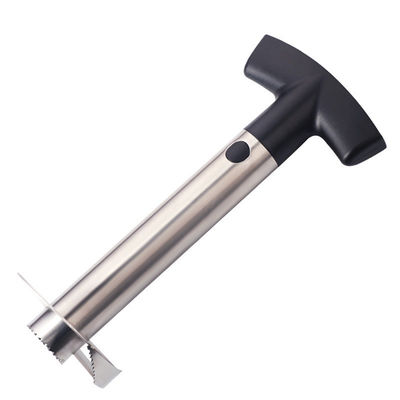24*11cm Mesin pemotong buah manual stainless steel dengan pisau tajam dan pegangan yang bisa dilepas