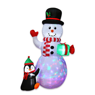 Dekorasi pesta poliester Ornamen dengan lampu Natal LED Santa Claus navidad