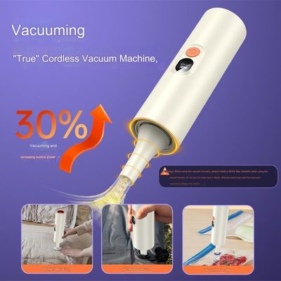 1400Pa Cordless Brushless Motor Car Vacuum Cleaner untuk Pakaian dan All-in-One Cleaning